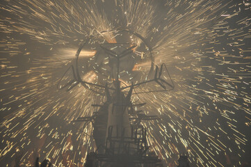 Cavallo di fuoco transl. Horse of fire fireworks display in Ripa - 755725578