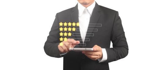 Hands holding tablet touch