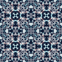 Fototapeta premium Vintage ukrainian pattern, Palestinian colored carpet. Rich ornament for fabric design, handmade, interior decoration, textiles.