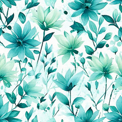 seamless floral pattern - 755731926
