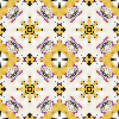 Vintage ukrainian pattern, Palestinian colored carpet. Rich ornament for fabric design, handmade, interior decoration, textiles.