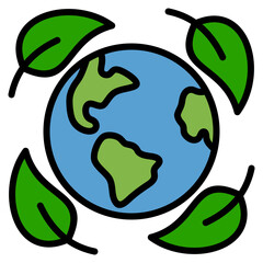 Eco-Friendly Icon For Design Element