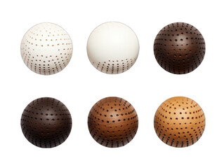 netballs collection set isolated on transparent background, transparency image, removed background