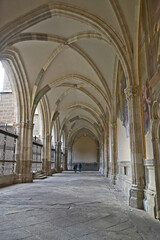 Fototapeta na wymiar Toledo, il chiostro della Cattedrale di Santa María de Toledo - Spagna