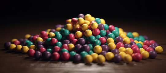Fototapeta na wymiar colorful circle balls 37