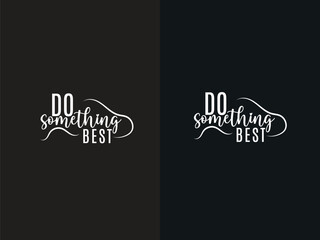 Typography T-shirt design template vector illustration.