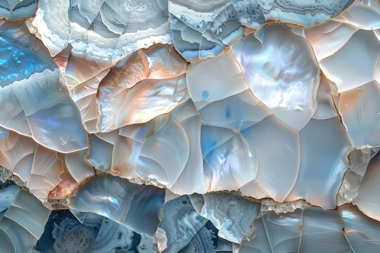 Mother of pearl background, mosaic
