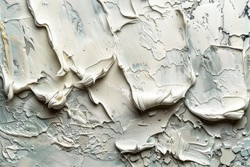 Background of white paint strokes