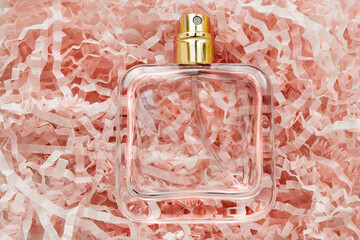 Perfume in shredded paper