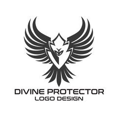 Divine Protector Vector Logo Design