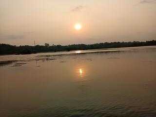 Views of the beautiful landscape of Kerala, 