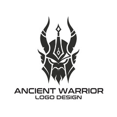 Ancient Warrior Vector Logo Design