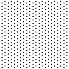 Black Dotted Seamless Pattern Background
