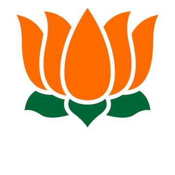 Bhartiya Janta Party BJP Lotus flower Symbol 