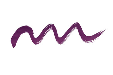 Dark purple watercolor background. Artistic hand paint. Isolated on transparent background.