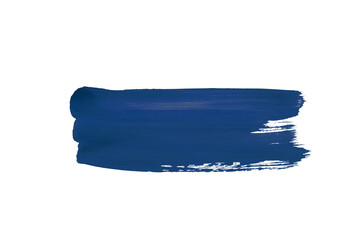 Fototapeta premium Blue watercolor background. Artistic hand paint. Isolated on transparent background.