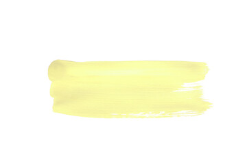 Light yellow watercolor background. Artistic hand paint. Isolated on transparent background.