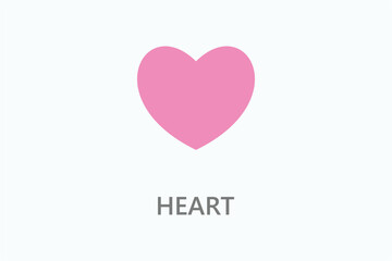 Heart icon or logo sign symbol vector illustration