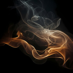 Abstract smoke patterns against a dark background.