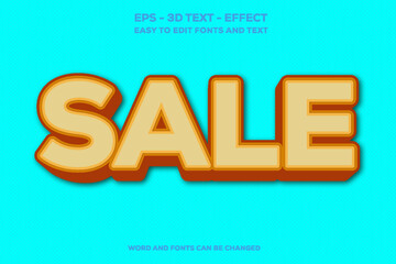Sale 3d Text Effect.