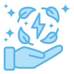 Clean Energy Icon For Design Element