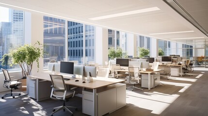 A flexible office environment with adaptability and innovation