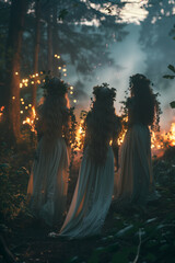 Meeting the pagan holiday Beltane. 