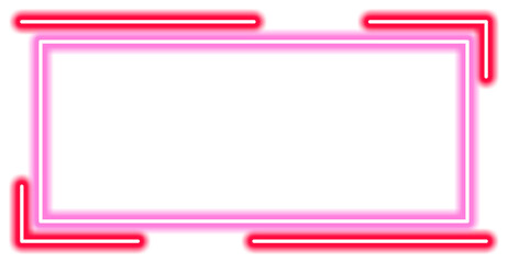 Glowing Rectangle Neon Frame