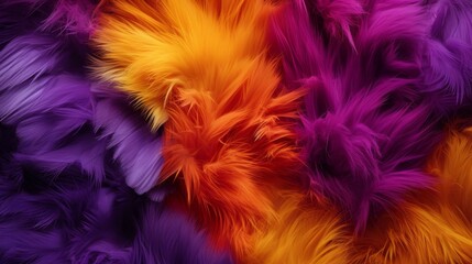 Fototapeta na wymiar Playful and vibrant abstract fur composition
