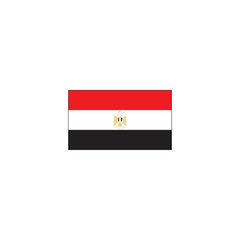world flag Egypt  icon symbol sign vector