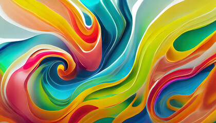 Colorful abstract painting background. Liquid marbling paint background.