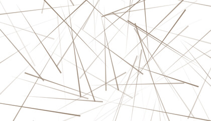 Chaotic abstract lines abstract geometric pattern background. Amazing diagonal brown background texture with white surface.