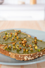 Pan tostado, alimento, saludable