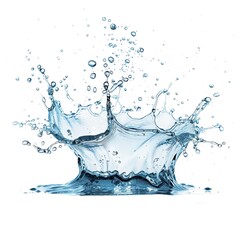 water, splash, bubble, liquid, drop, abstract, blue, 