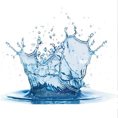 water, splash, drop, liquid, blue, bubble, abstract,  - obrazy, fototapety, plakaty