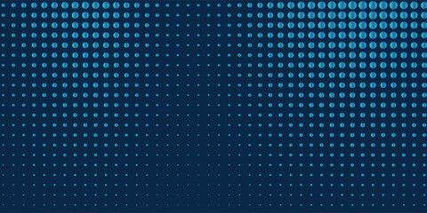 Light BLUE vector illustration which consists of circles. Dotted gradient design for your business.vector
