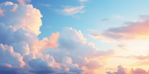 Cloudy Blue Sky Generative AI