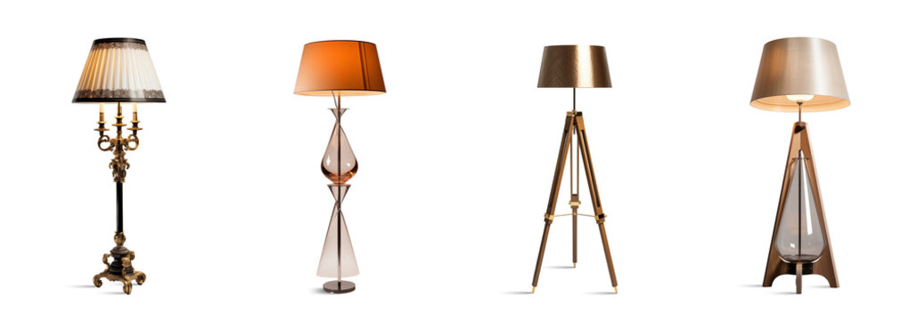 A set of lantern isolared on white, png