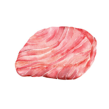 Tuna fish raw steak