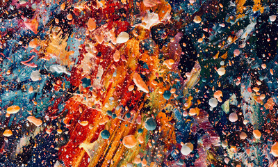 abstract background wallpaper. Modern motif visual art. Mixtures of oil paint. Trendy hand painting canvas. Wall decor and Wall art prints Idea. 3D Texture. Art object	
