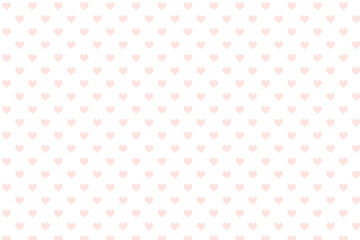 Heart MistyRose color on white background. For Background.