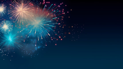Fireworks background for celebration, holiday celebration concept