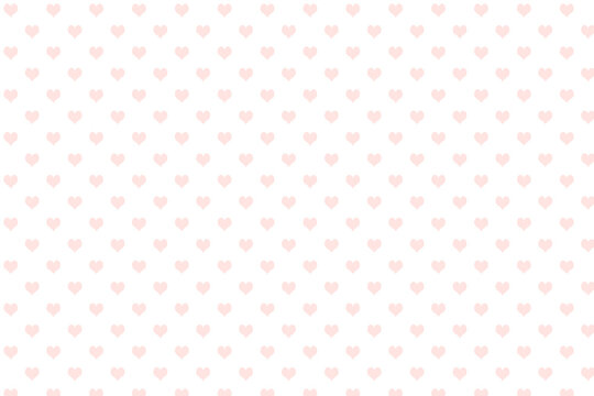Heart MistyRose color on white background. For Background.