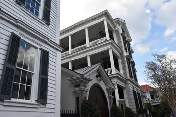 Architecture coloniale à Charleston. USA