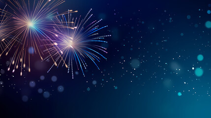 Fireworks background for celebration, holiday celebration concept