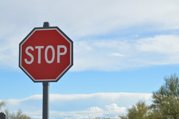 Stop Sign and Sky