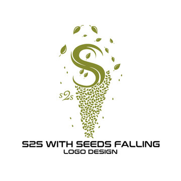 S2S With Seeds Falling Logo Design