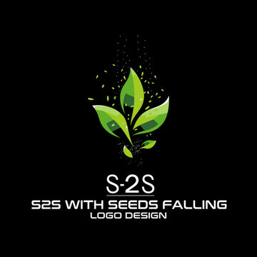 S2S With Seeds Falling Logo Design