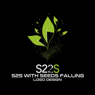 S2S With Seeds Falling Logo Design