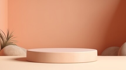 Empty 3d podium for product placement